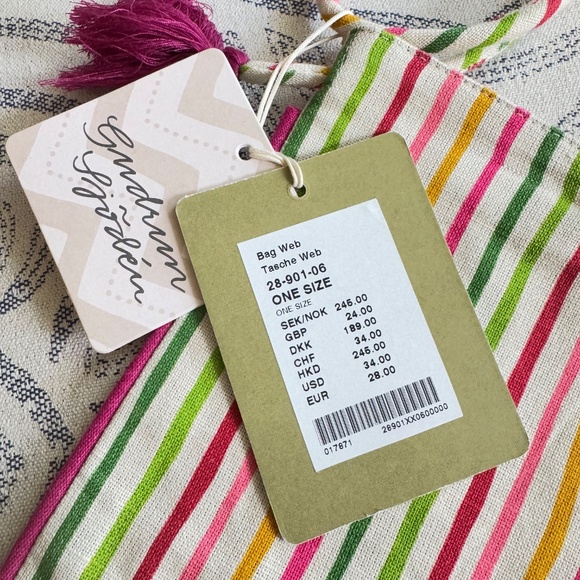 Gudrun Sjöden Striped Cross-Body  Bag – NWT - Picture 3 of 8